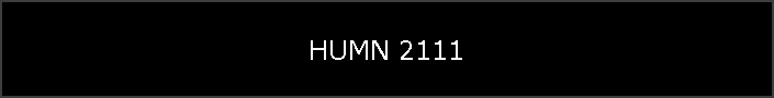 HUMN 2111